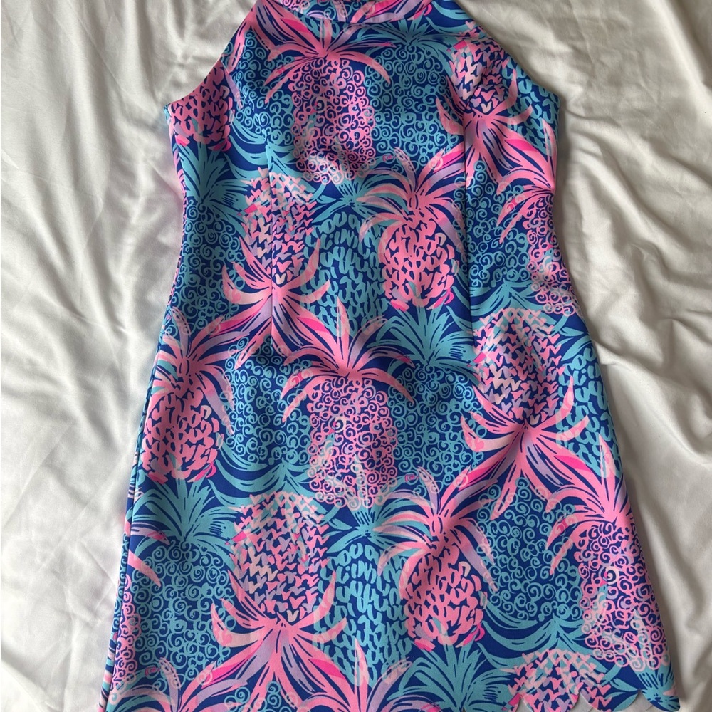 Lilly Pulitzer Pink and Blue Kids Casual Dress